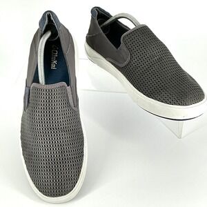 OluKai Men's‎ Size 11 Lae'ahi Slip On Sneakers Mesh Casual Shoes Gray